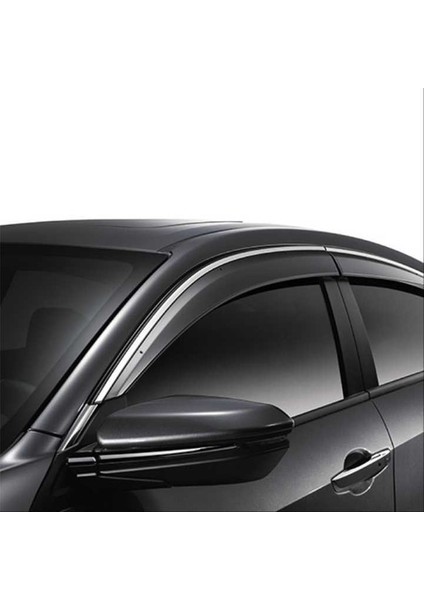 Honda Civic Fc5 2016-2020 Cam Rüzgarlığı Krom Çıta