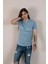 Slimfit Baskılı Sıfır Yaka Erkek Penye T-Shirt 2