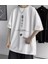 Firece Collision Dijital Baskili %100 Pamuk Oversize Sokak Stili Hip Hop Erkek T-Shirt 2