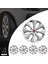 Fiat Fiorino 15 Inç Uyumlu Jant Kapağı Amblemli Gri 4 Adet 1 Takım 133 3
