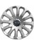 Nissan Bluebird 15 Inç Jant Kapağı Amblemli Gri 4'lü Set 121 2