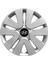 Hyundai Excel 14 Inç Jant Kapağı Amblemli Gri 4'lü Set 105 2
