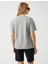 Oversize Bisiklet Yaka Kısa Kollu Tişört 4
