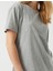 Oversize Bisiklet Yaka Kısa Kollu Tişört 5