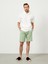 Pamuk Kapüşonlu Oversize Kısa Kollu Basic Sweatshirt 3