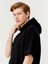 Pamuk Kapüşonlu Oversize Kısa Kollu Basic Sweatshirt 3