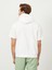 Pamuk Kapüşonlu Oversize Kısa Kollu Basic Sweatshirt 4