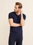 V Yaka Slim Fit Modal Basic T-Shirt 2
