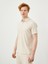 Polo Yaka Regular Fit Pamuk Keten Karışımlı T-Shirt 3
