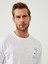 Bisiklet Yaka Pamuk Oversize Baskılı T-Shirt 3