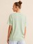 Bisiklet Yaka Pamuk Big Oversize Baskılı T-Shirt 5
