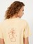Bisiklet Yaka Pamuk Oversize Baskılı T-Shirt 4