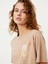 Bisiklet Yaka Pamuk Big Oversize Baskılı T-Shirt 3