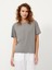 Bisiklet Yaka Pamuk Oversize Arkası Baskılı T-Shirt 2