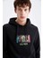 Slim Fit Kapüşonlu Sweatshirt V5923AZ21WN 4