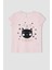 Kız Çocuk Kedi Baskılı Pijama Takımı T2045A621SP 2