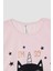 Kız Çocuk Kedi Baskılı Pijama Takımı T2045A621SP 4