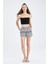 Fall In Love Etnik Desenli Beli Bağcıklı Mini Yüzme Şortu T5232AZ21SM 1