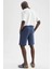 Basic Regular Fit Örme Şort T9079AZNS 5