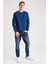 Regular Fit Bisiklet Yaka Basic Pamuklu Sweatshirt T3777AZ20WN 2