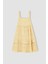 DeFacto Kız Çocuk Kare Yaka Askılı Volanlı Bürümcüklü Elbise W7756A622SM