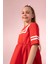 DeFacto Kız Çocuk Yuvarlak Yaka Kısa Kollu Poplin Dokuma Midi Elbise X2339A622SM