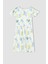 DeFacto Kız Çocuk Regular Fit Desenli Kısa Kollu Pamuklu Penye Yazlık Elbise W7746A622SM