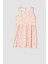 DeFacto Kız Çocuk Regular Fit Çiçek Desenli Kolsuz Pamuklu Penye Yazlık Elbise T2575A622SM
