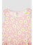DeFacto Kız Çocuk Regular Fit Çiçek Desenli Kolsuz Pamuklu Penye Yazlık Elbise T2575A622SM