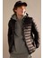 Slim Fit Kapüşonlu Su İtici Isı Yalıtımlı Şişme Mont N4661AZ22SP 2