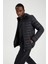 Slim Fit Kapüşonlu Su İtici Isı Yalıtımlı Şişme Mont N4661AZ22SP 4