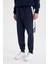 Regular Fit Triko Bantlı İçi Yumuşak Tüylü Jogger Eşofman Altı W5809AZ22SP 4