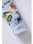 Erkek Bebek İş Makinası Desenli Uzun Kollu Pamuklu Pijama Takım W8932A222SP 4