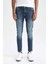 Super Skinny Normal Bel Dar Yırtık Detaylı Jean Pantolon W7315AZ22SP 1