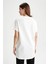 Regular Fit Varak Slogan Baskılı Tunik X3152AZ22SP 5