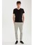 Slim Fit V Yaka Basic Pamuklu Penye Tişört N4644AZ21SM 2