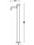 Bahçe Çeşmesi Yuvarlak Mavi 5*17*86cm 3