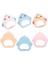 MJYJ019 2 Adet Silikon Bebek Diş Kaşıyıcı Çocuk Molar Sopa Oyuncak, Renk: Pembe 4