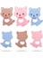 MJYJ019 2 Adet Silikon Bebek Diş Kaşıyıcı Çocuk Molar Sopa Oyuncak, Renk: Yavru-Pembe 4