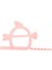 M010075 4 Adet Bebek Silikon Diş Kaşıyıcı Oyuncaklar Bebek Molar Anne Sticks Anne ve Çocuk Ürünleri (Pembe) 1