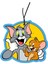 Tom ve Jerry Tasarımlı Premium Oto Araç Kokusu 1