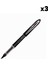 UNI-BALL UB-205 Vision Elite 0.5 mm Siyah Roller Kalem 3'lü Paket 1