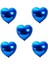 Mavi Kalp Folyo Balon 45 cm - 3 Adet 1