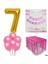 Doğum Günü Parti Seti 7 Rakam Pembe Konsept 1