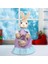Paskalya Saman Bunny Sanat Bunny Heykeller Tavşan Dekor Masa Iç Mekan Parti Sepeti Için 3