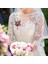 Ipek Bez Düğün Corsages Düğün Aksesuarları Ziyafet Nedime Kırmızı Için Kırmızı 5