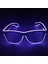 Cadılar Bayramı Masquerade Maske Glow Parti Fantezi Elbise Mor 2