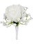 Düğün Damat Gelin Yapay Çiçek Korsanları Broş Pin Gül + Gypsophila 2