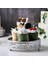 Avrupa Tarzı Kek Kek Standı Ekran Peynir Şeker Tart Servis Plaka Gümüş 25 cm 3