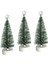 LED Işık Mini Noel Ağaçları Süslemeleri Xmas 3pcs M Için Ön Lit Küçük Çam Ağacı M 1